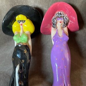 Lynda Corneille Gertie & Verna salt & pepper shakers NW B